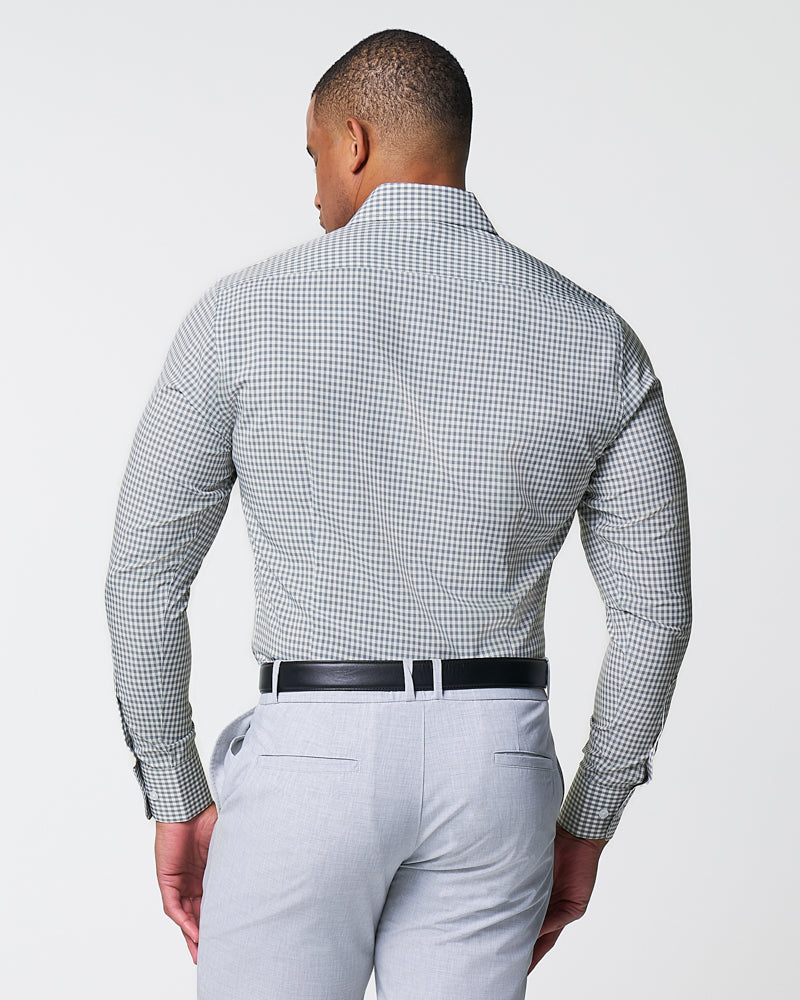 "The Chaney" Forest Green Gingham - Classic Fit