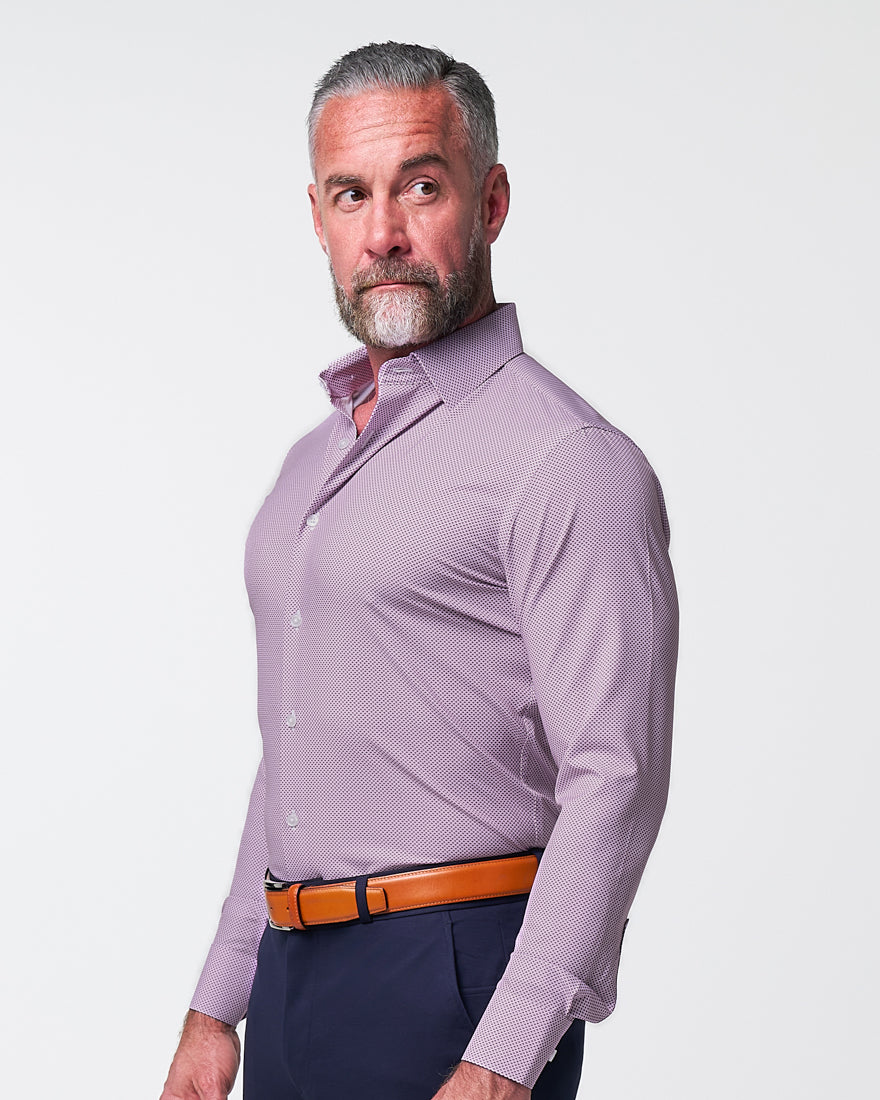 "The Cullinan" Purple Diamond Print