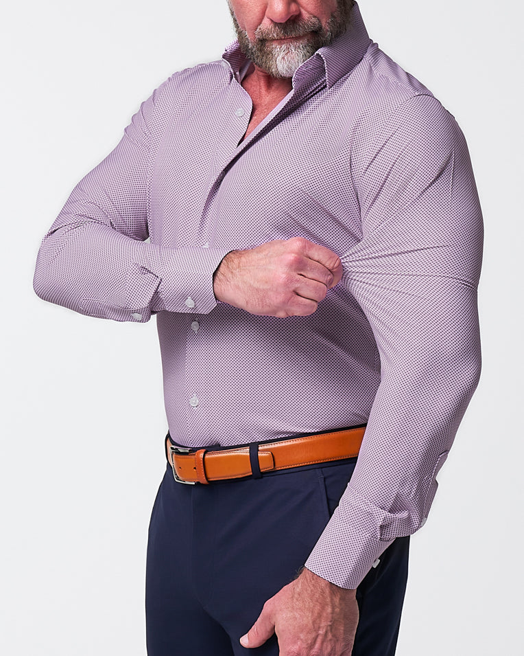 "The Cullinan" Purple Diamond Print