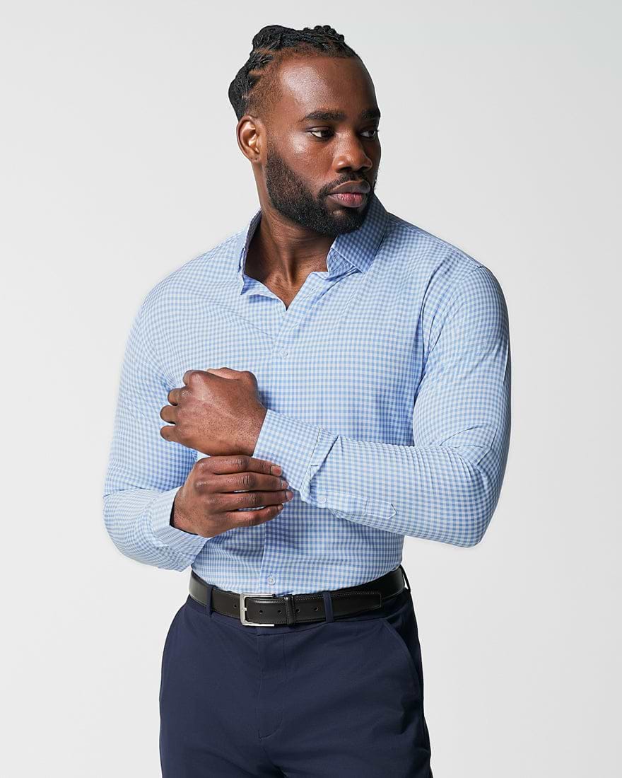 "The Mills" Light Blue Gingham