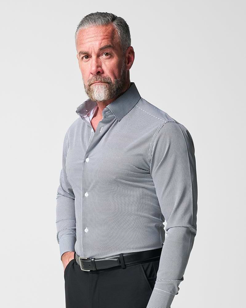 "The Newbury" Black Windowpane