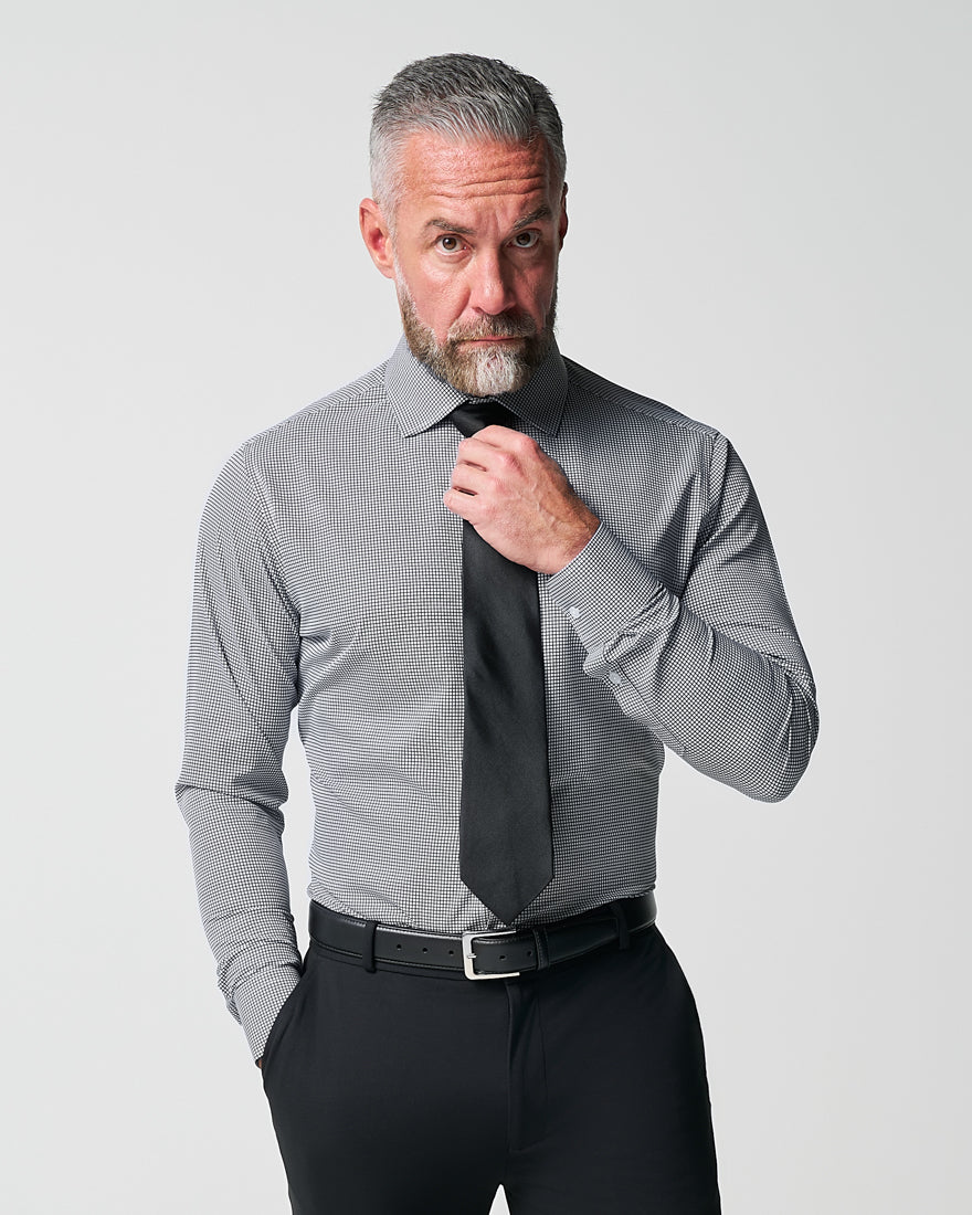 "The Newbury" Black Windowpane