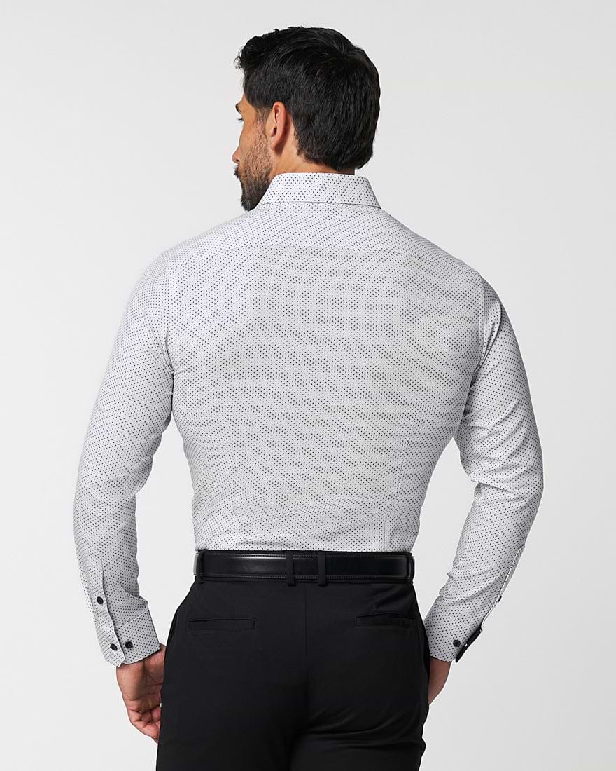 "The Tatar" White With Black Dots