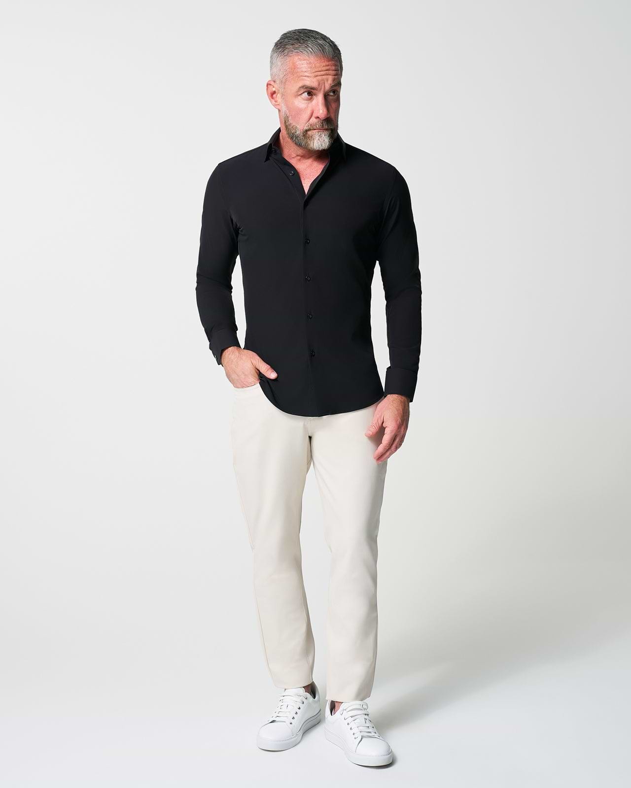 "The Von" Solid Black - Classic Fit