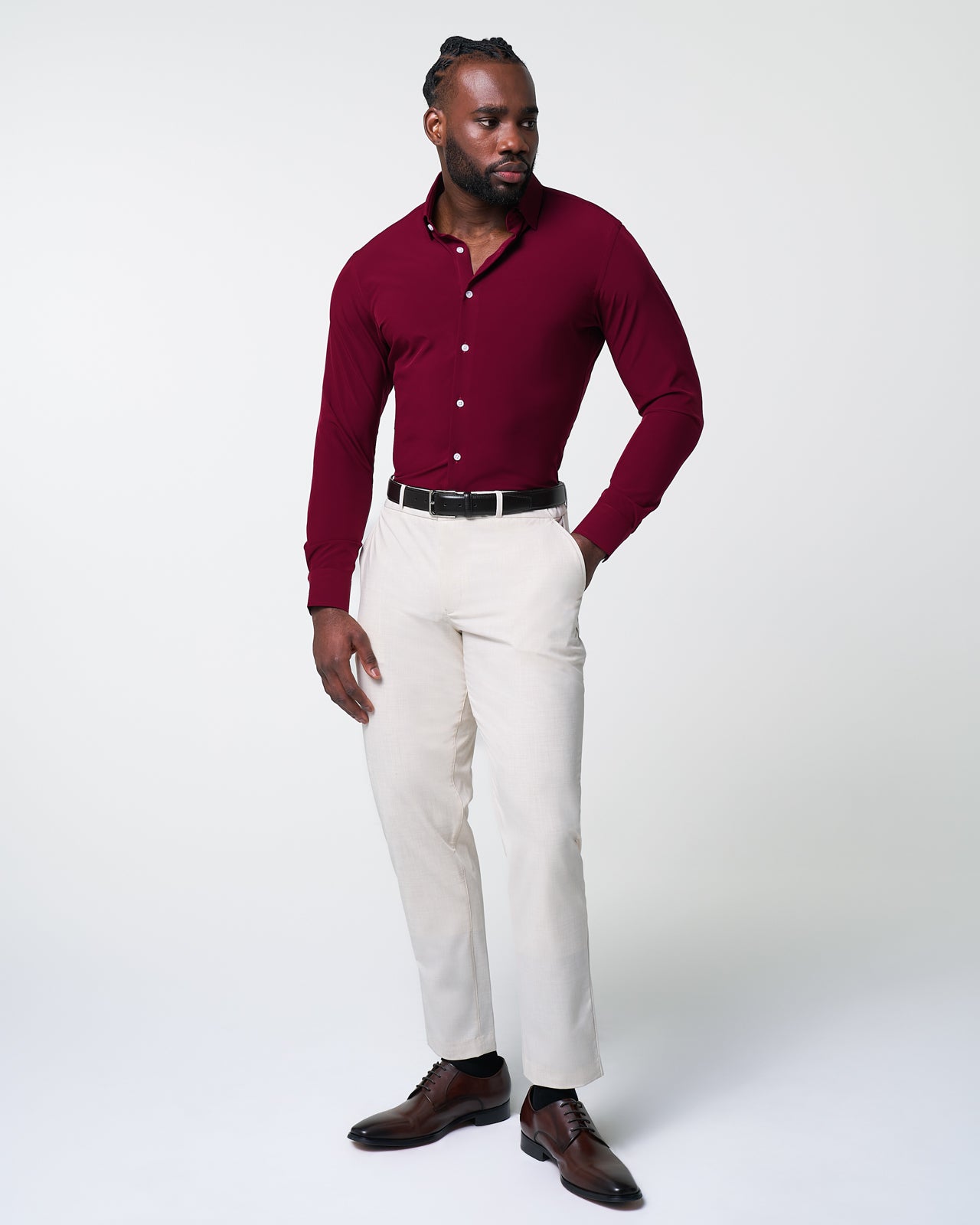 "The Ward" Solid Maroon