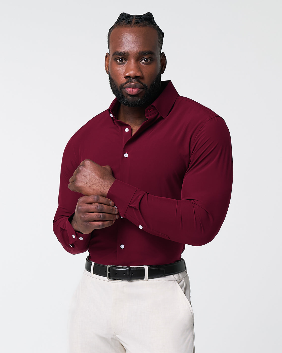 "The Ward" Solid Maroon