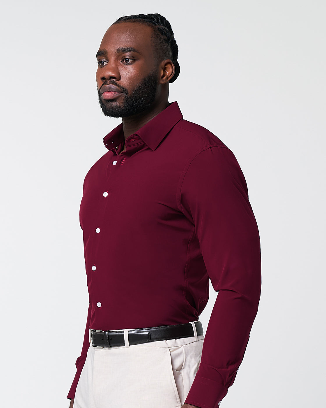 "The Ward" Solid Maroon