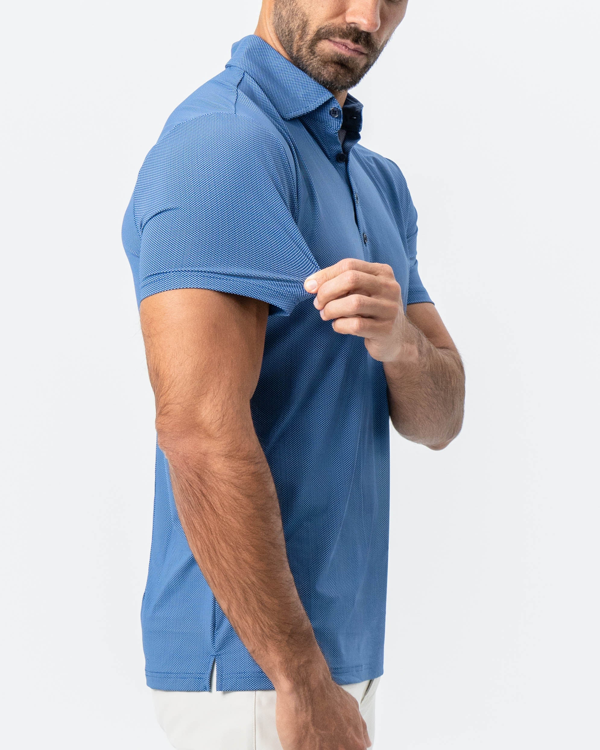 "The Luke" Blue Mini Crown Check