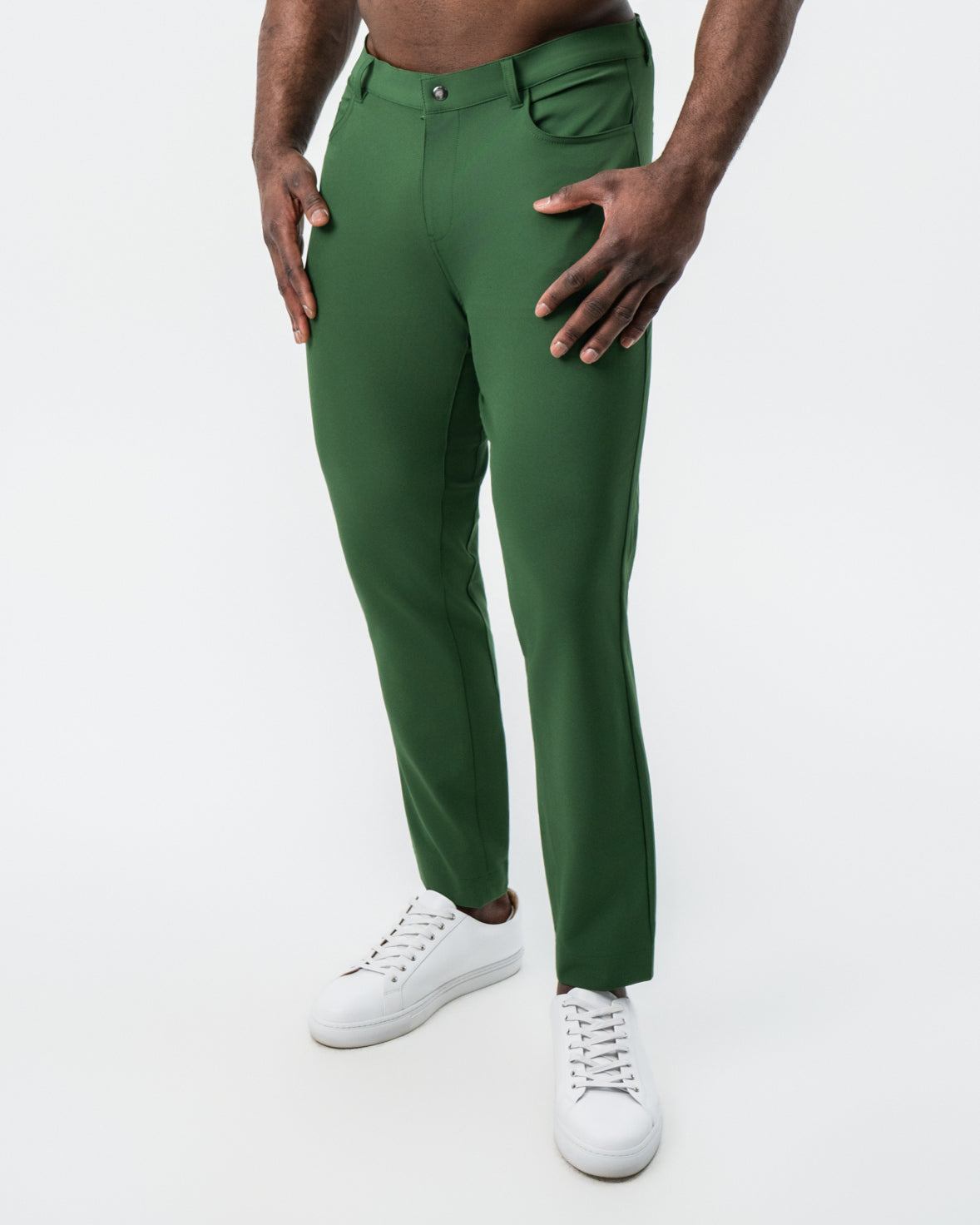 Athletic Fit Stretch Tech Chino - Hunter Green