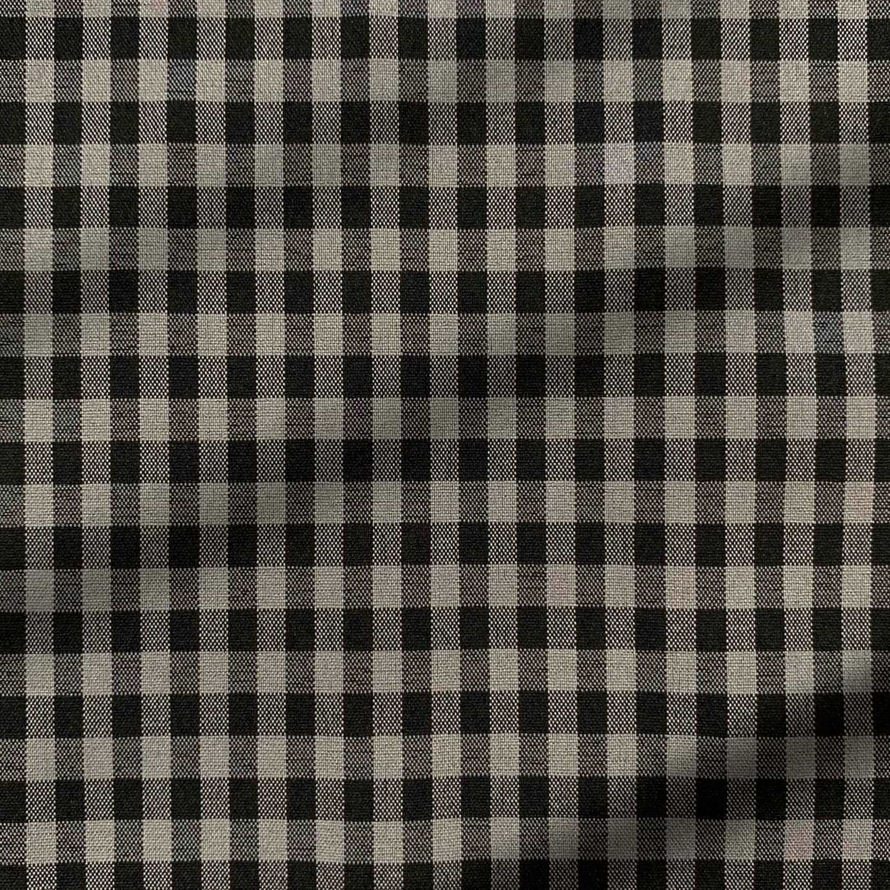 "The Bryson" Dark Grey and Black Gingham