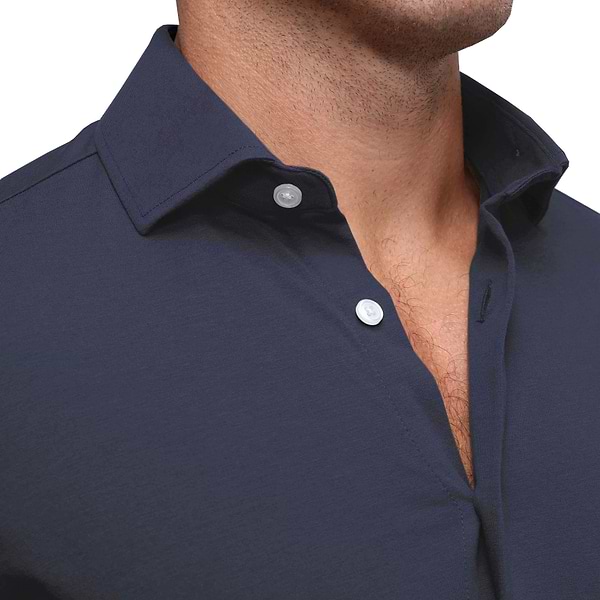 Scotland Button-Up in Navy main image 1
