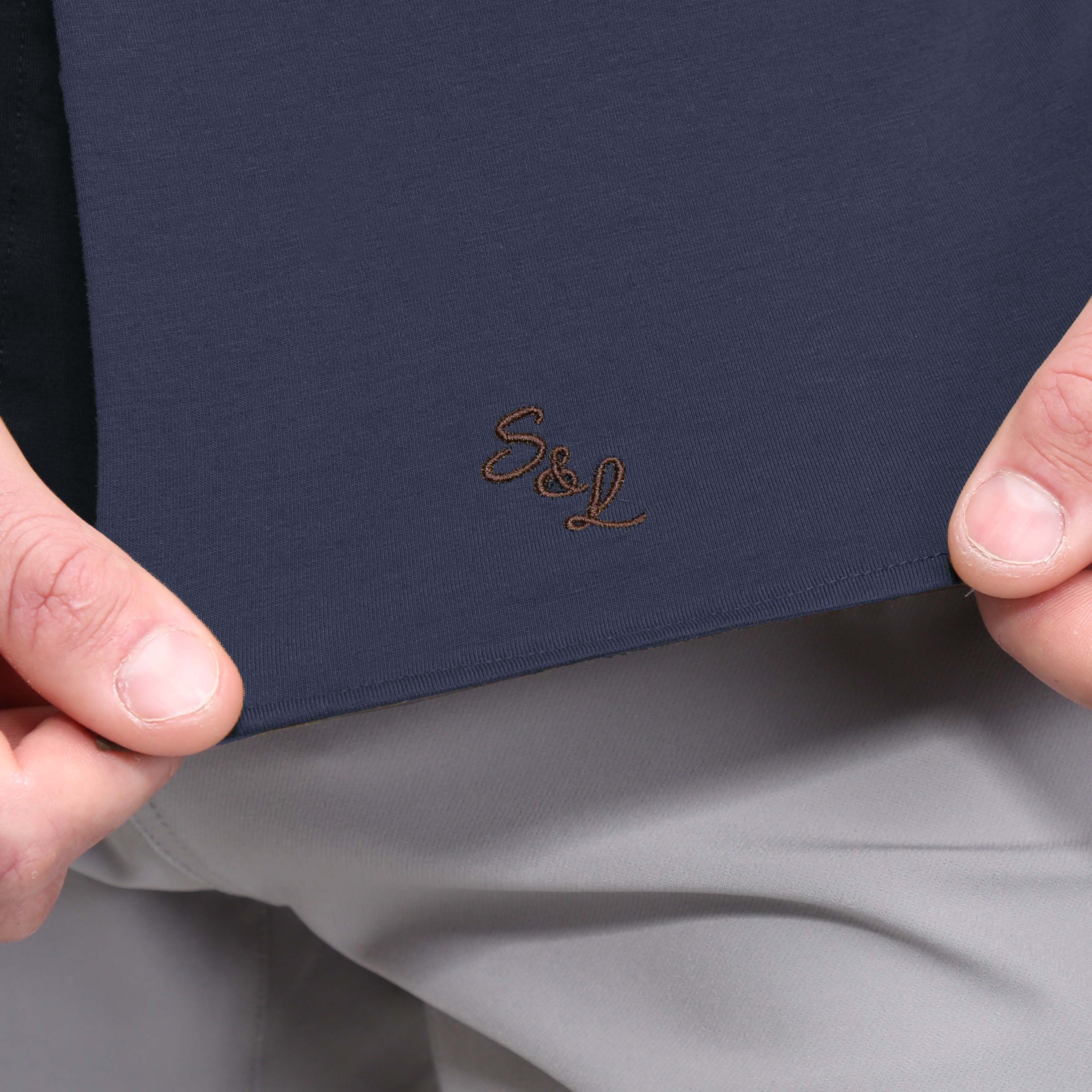 "The Stewart" Navy Casual Button Down