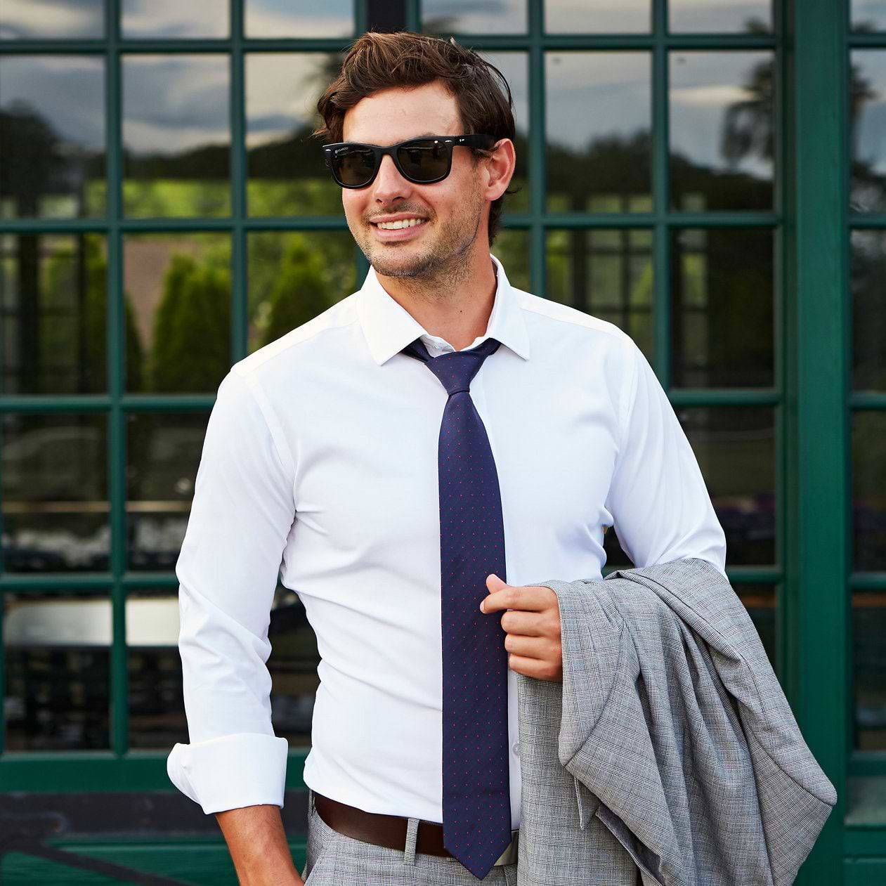 "The Springer" Solid White - Classic Fit
