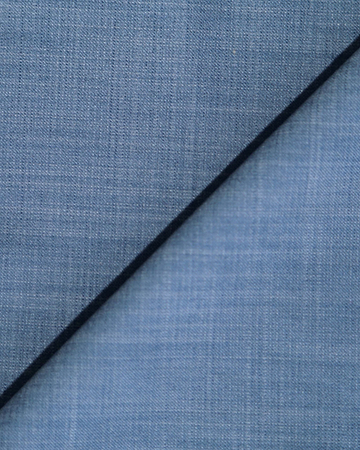 Athletic Fit Stretch Suit - Heathered Light Blue