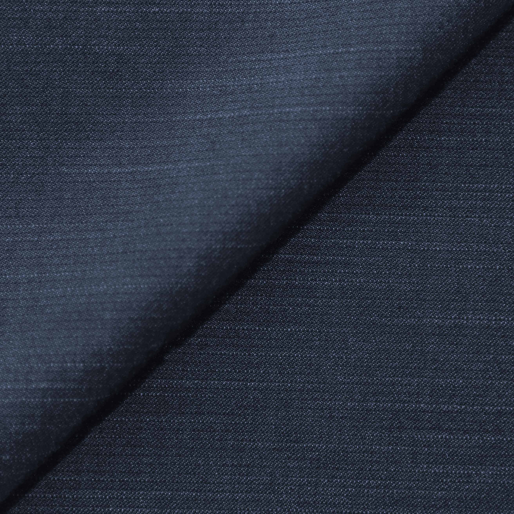Athletic Fit Stretch Suit - Heathered Navy