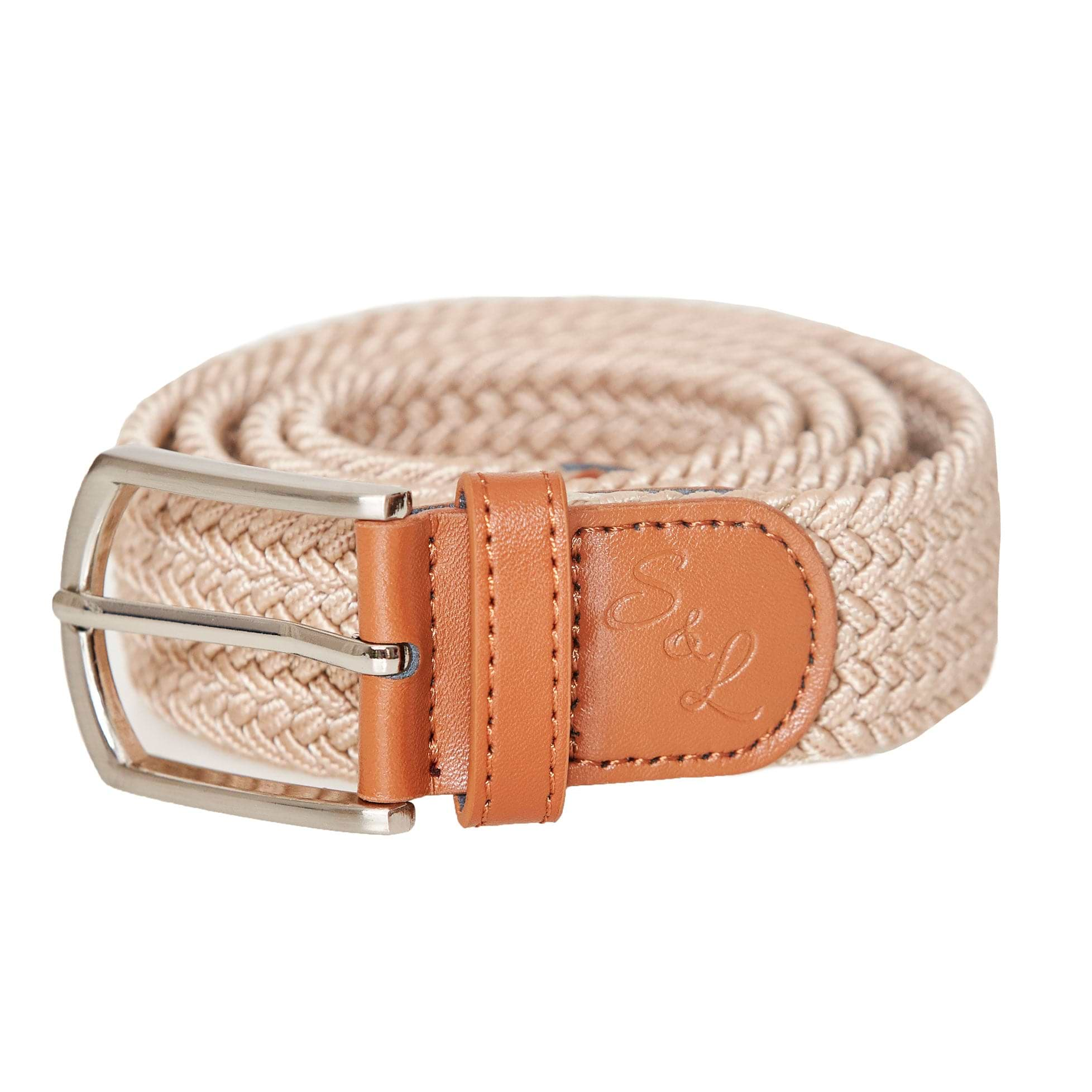 Casual Stretch Belt - Light Brown