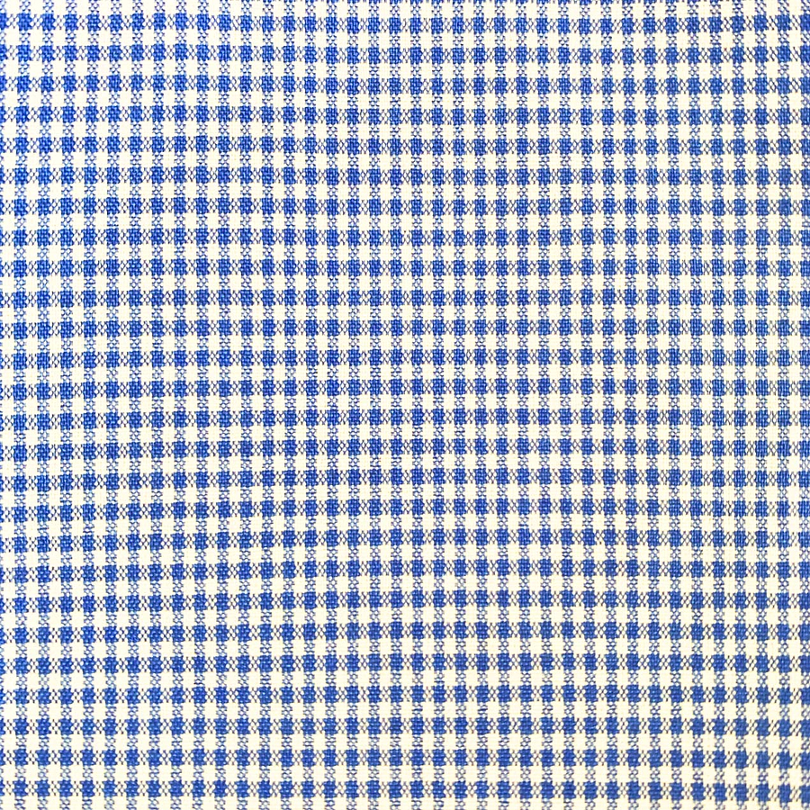 "The Merrill" Blue Microcheck - Classic Fit