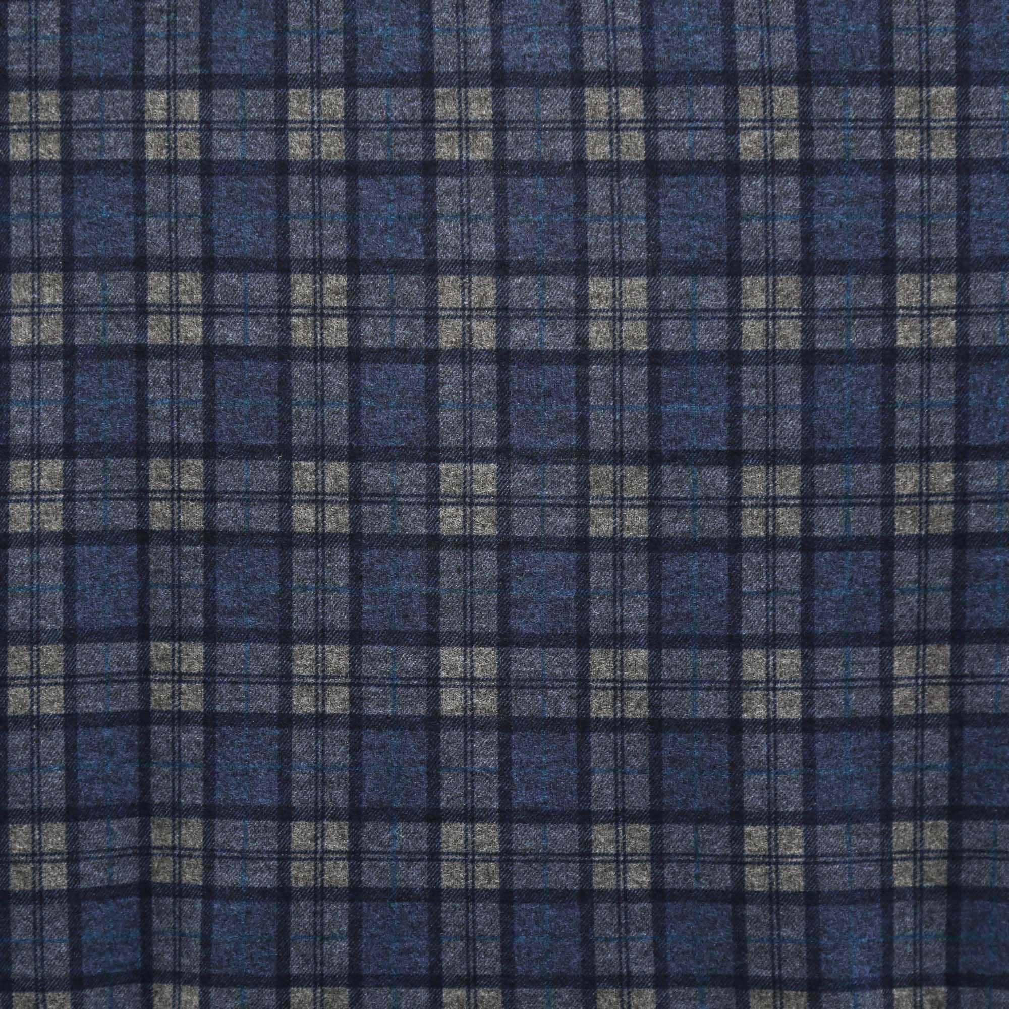 "The Gregory" Blue, Tan, & Teal Plaid Button Down