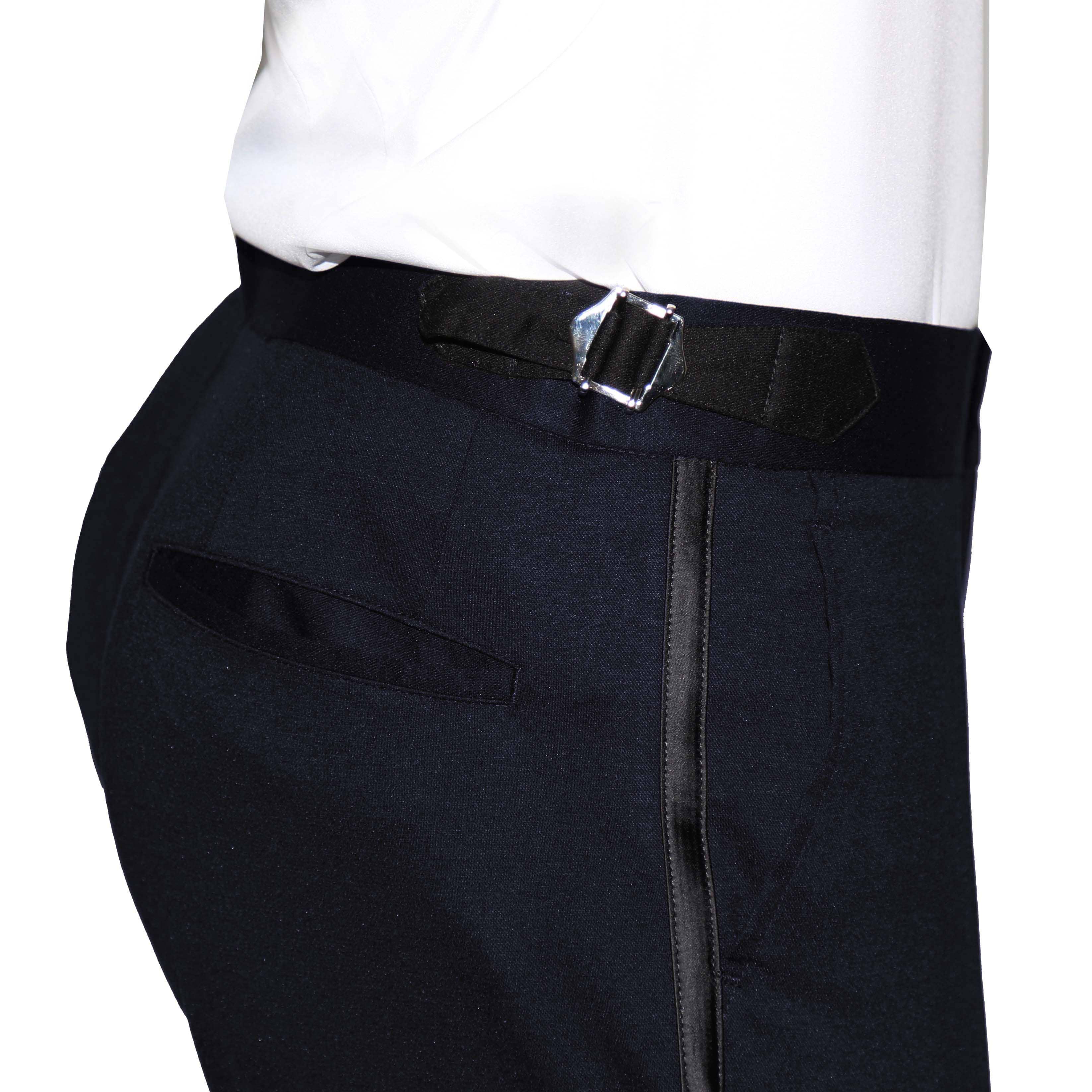 Athletic Fit Stretch Tuxedo - Navy with Peak Lapel