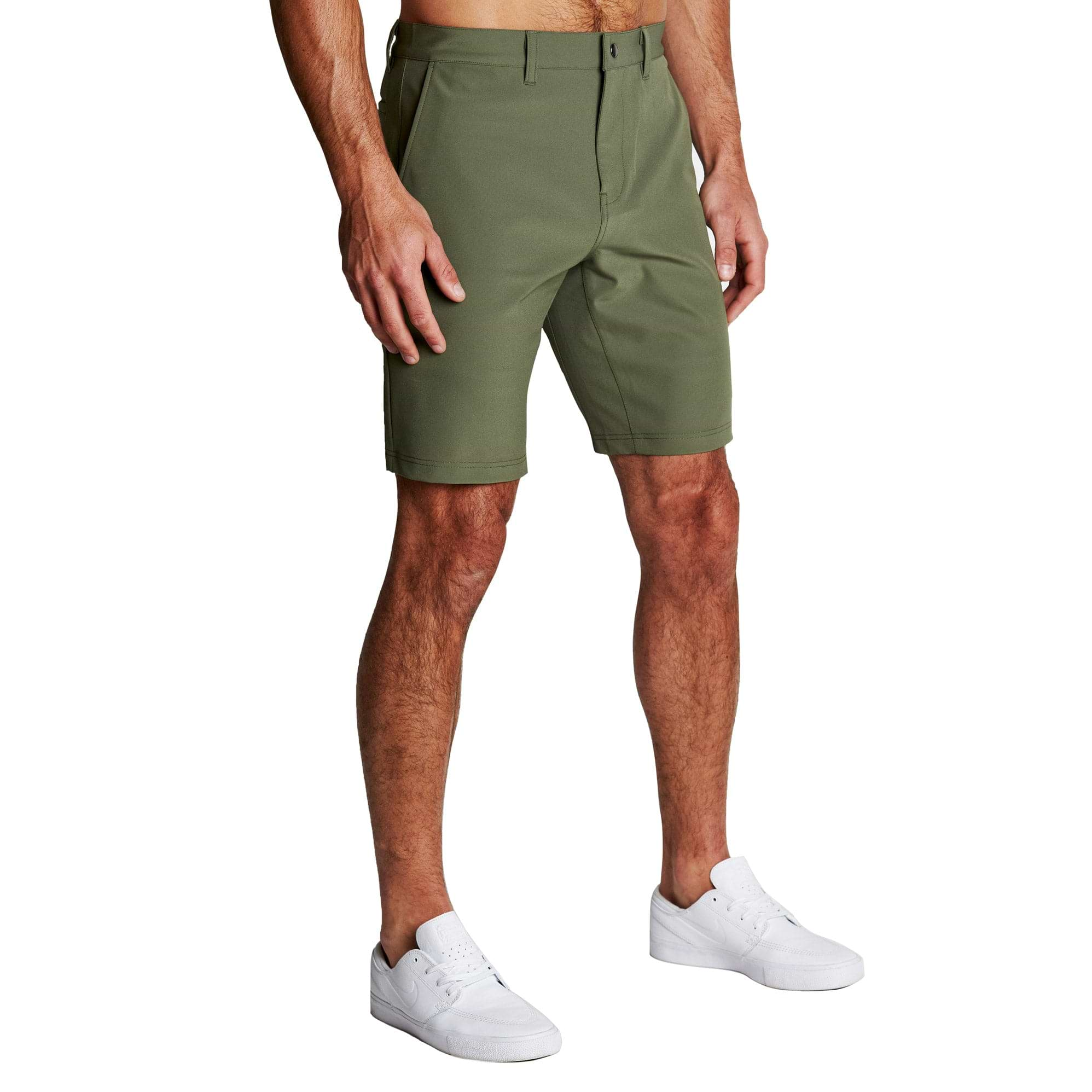 Athletic Fit Shorts - Olive