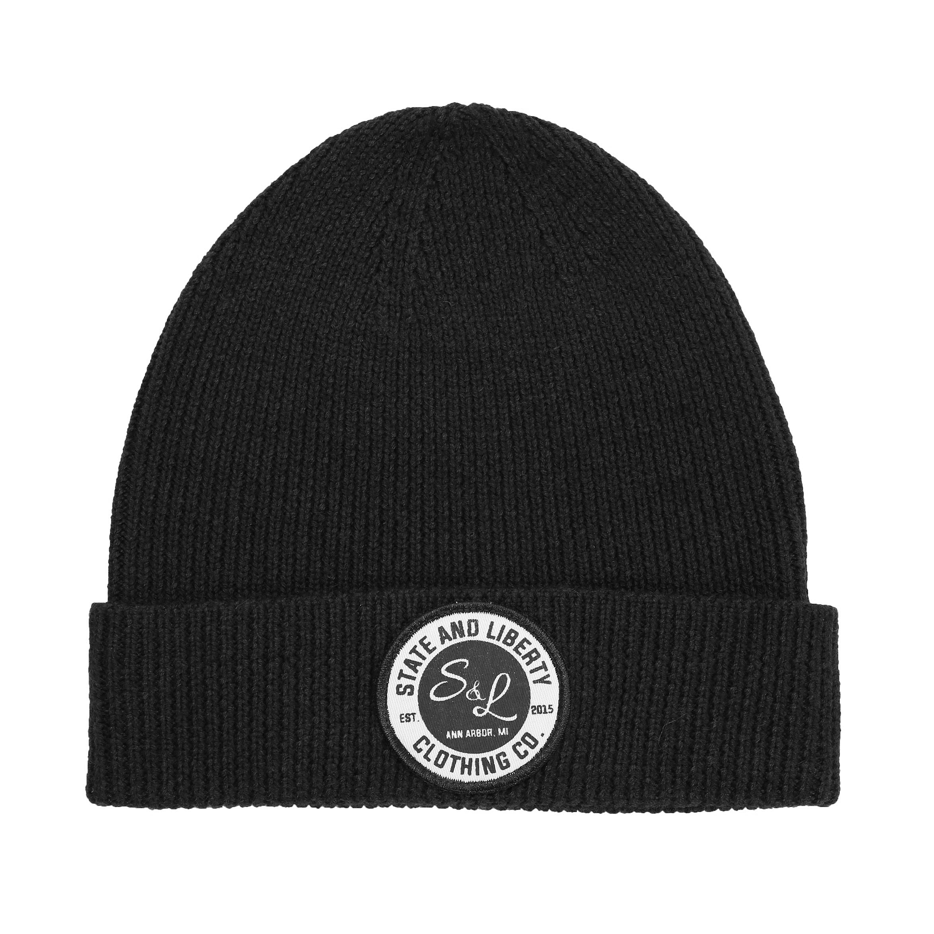 Merino Wool Winter Hat - Black