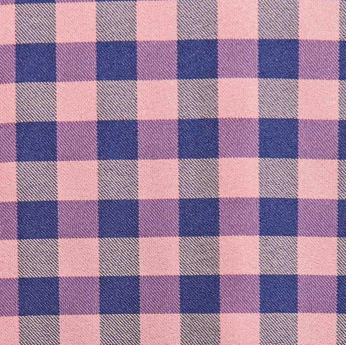 "The Rockefeller" Pink and Blue Check