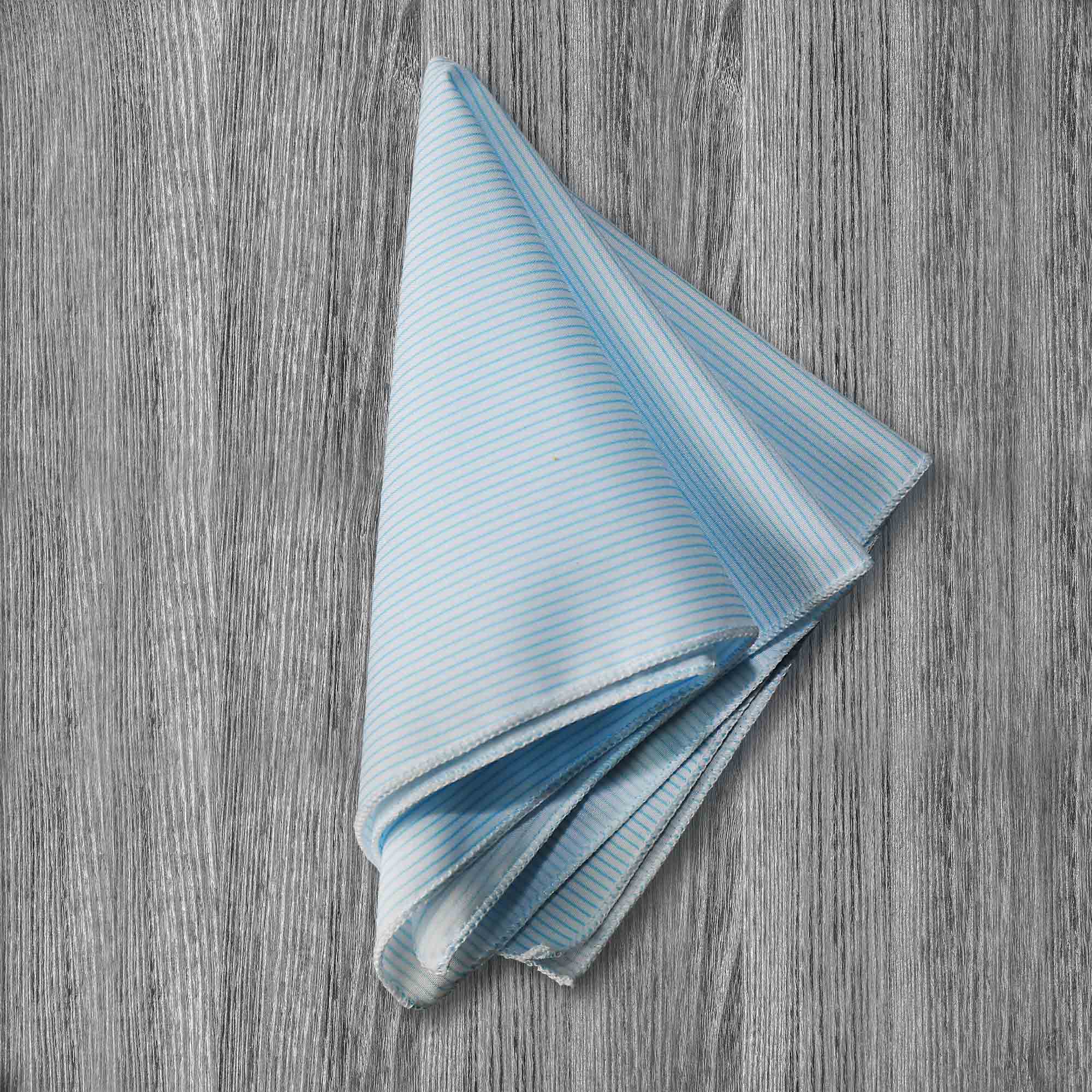 "The Belmont" Light Blue Pinstripe