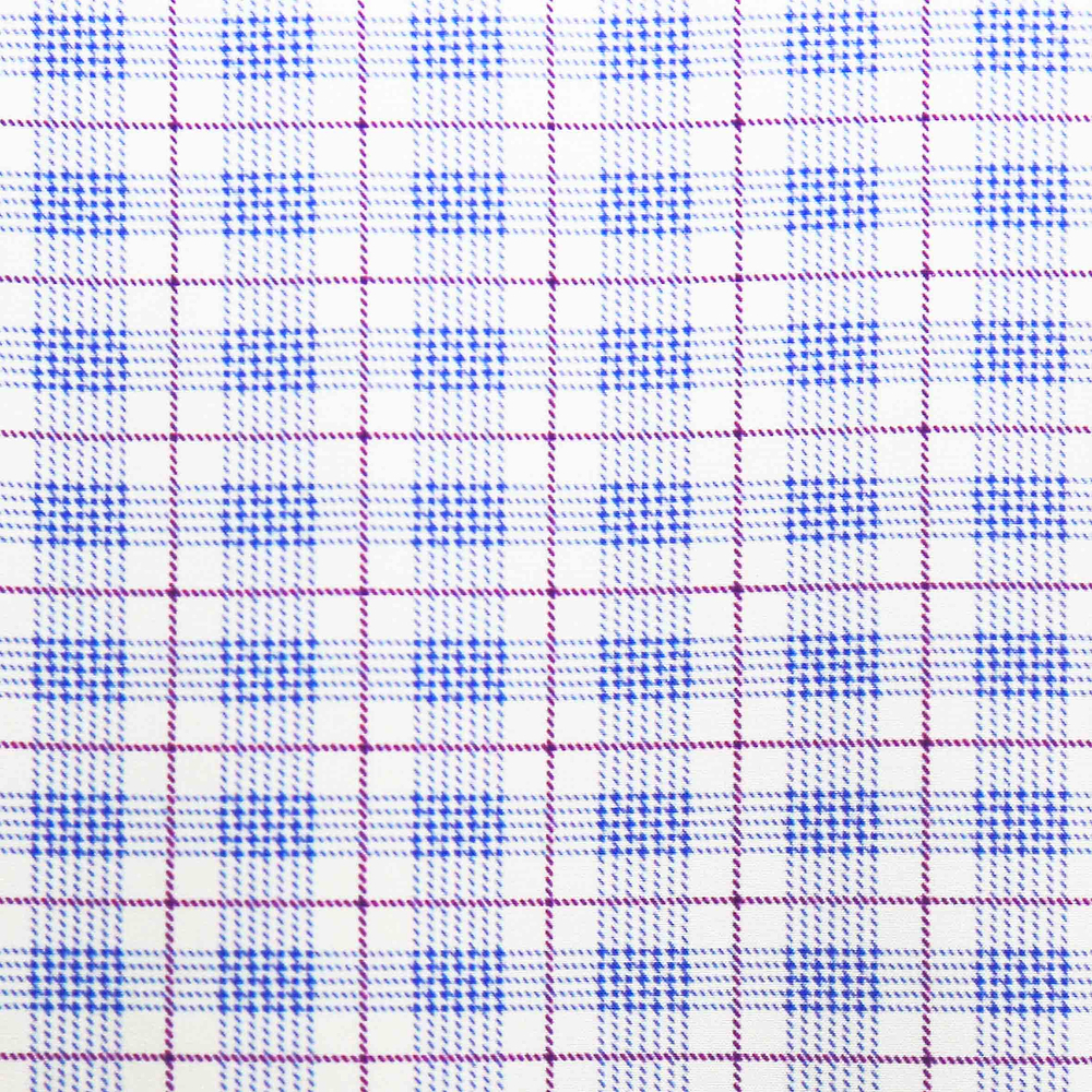 "The Baron" Purple and Blue Plaid