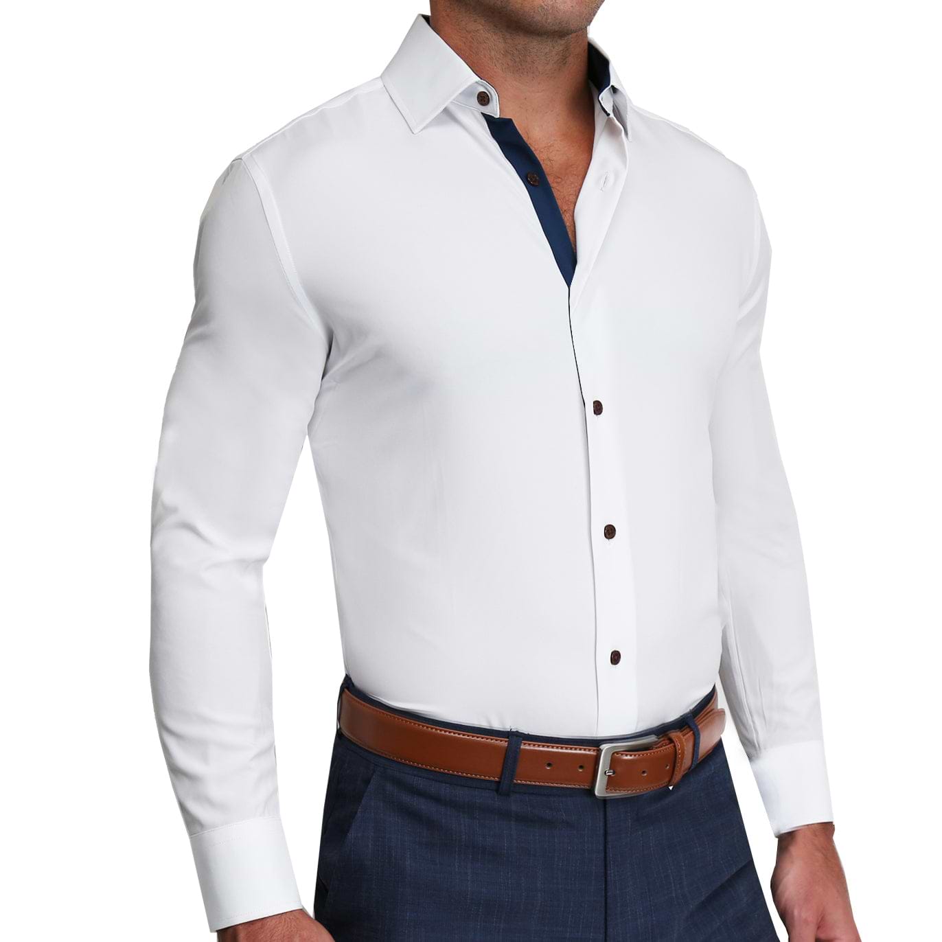 "The Springer" Limited Edition: White with Navy Accents - Classic Fit