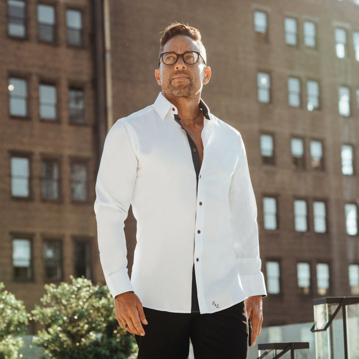 "The Springer" Limited Edition: White with Navy Accents - Classic Fit