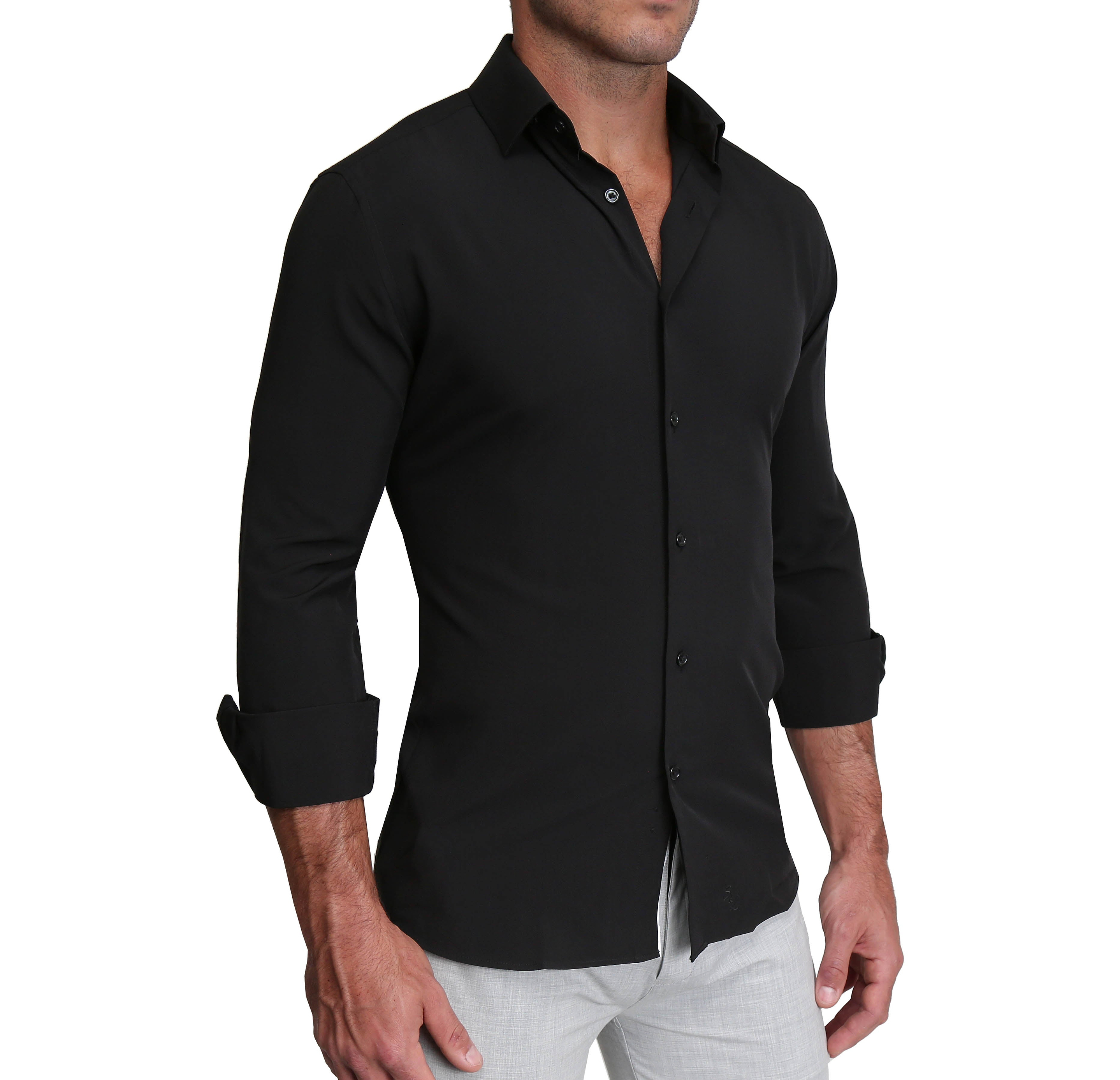 "The Von" Solid Black - Classic Fit