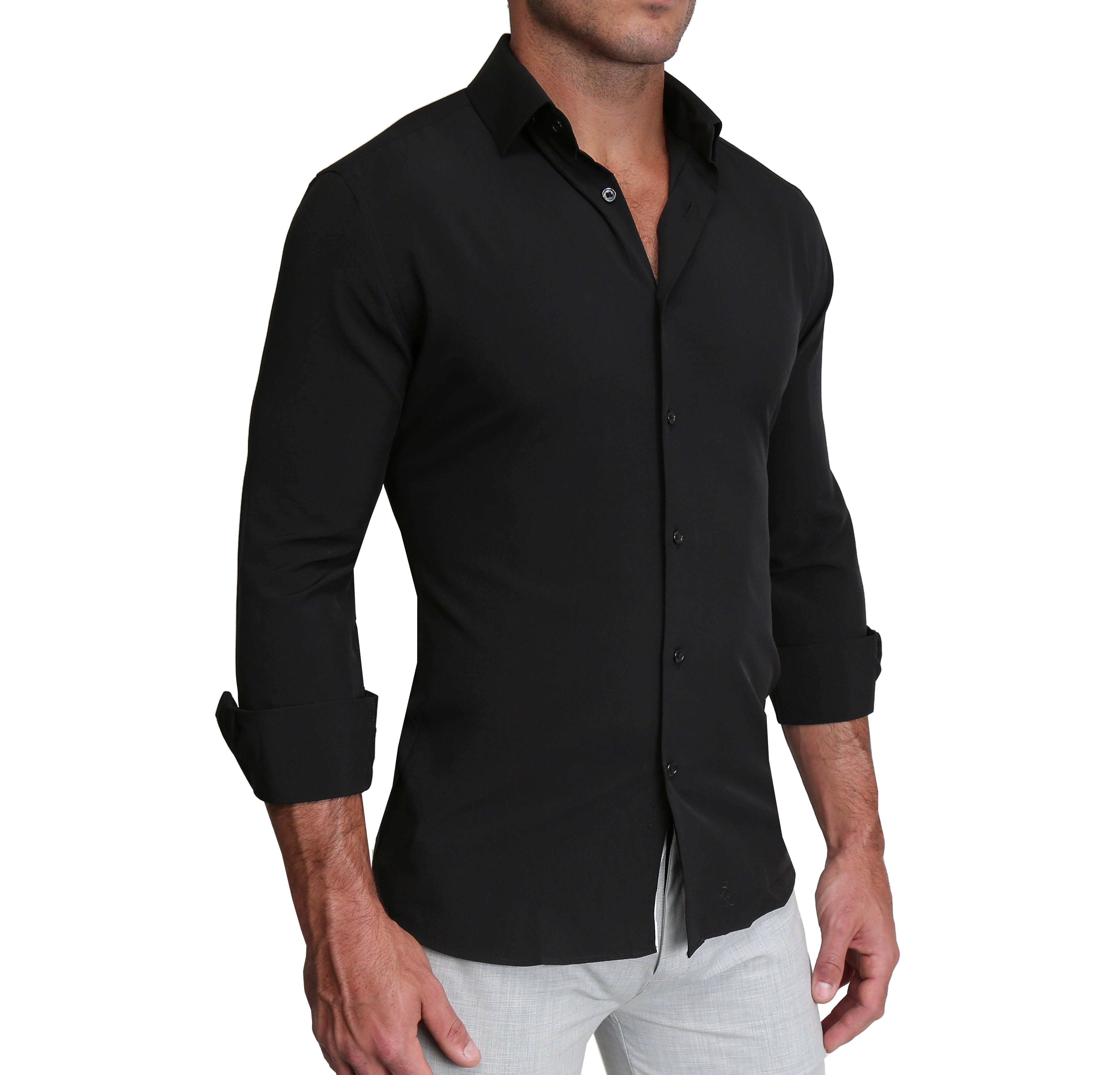 "The Von" Solid Black - Classic Fit