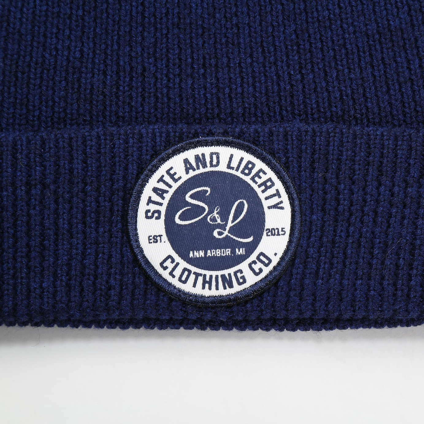 Merino Wool Winter Hat - Navy