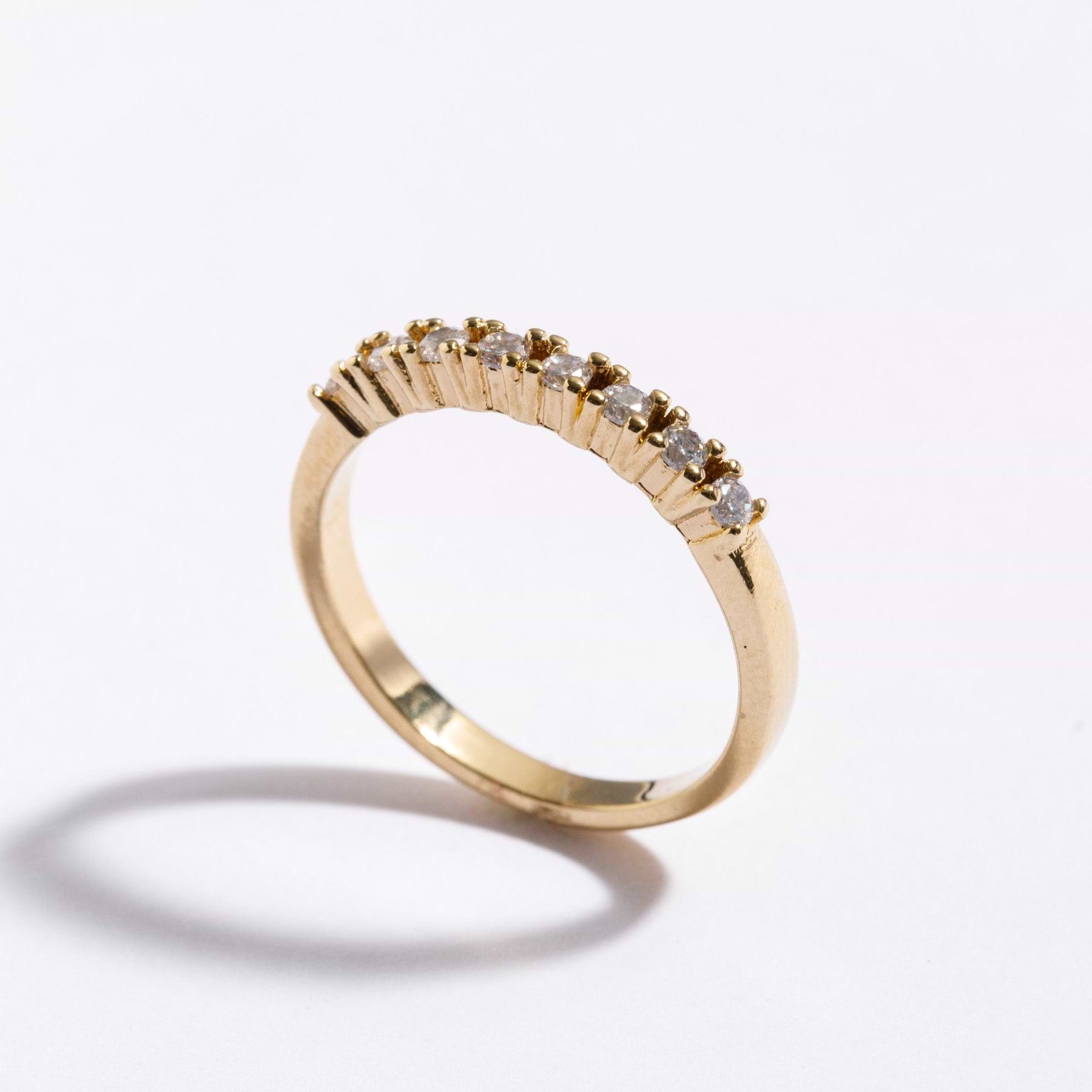 טבעת ריינבו זהב