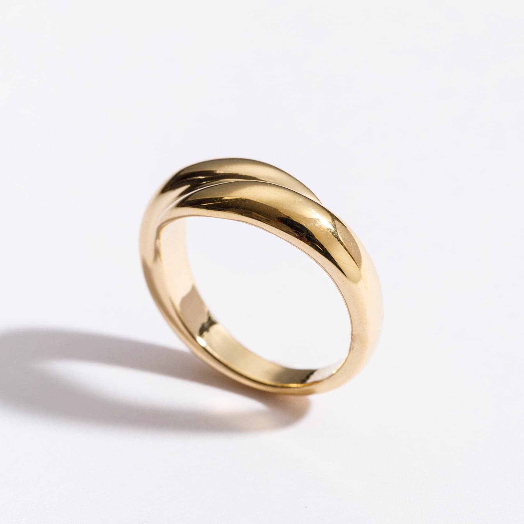 טבעת Twizzlers זהב