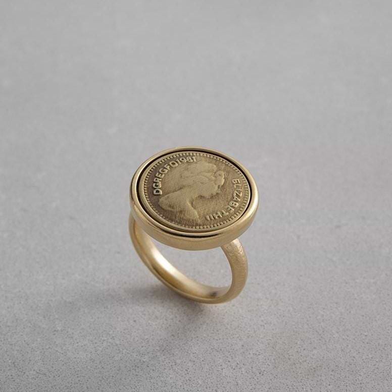 טבעת אורניום זהב - Danon Jewellery IsraelR1195GF25med