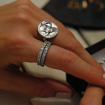 טבעת אורורה כסף - Danon Jewellery IsraelR1232SV1med