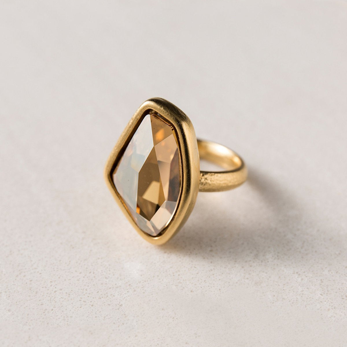 טבעת קריסטל אדג' קטנה - Danon Jewellery IsraelR1146GF21med