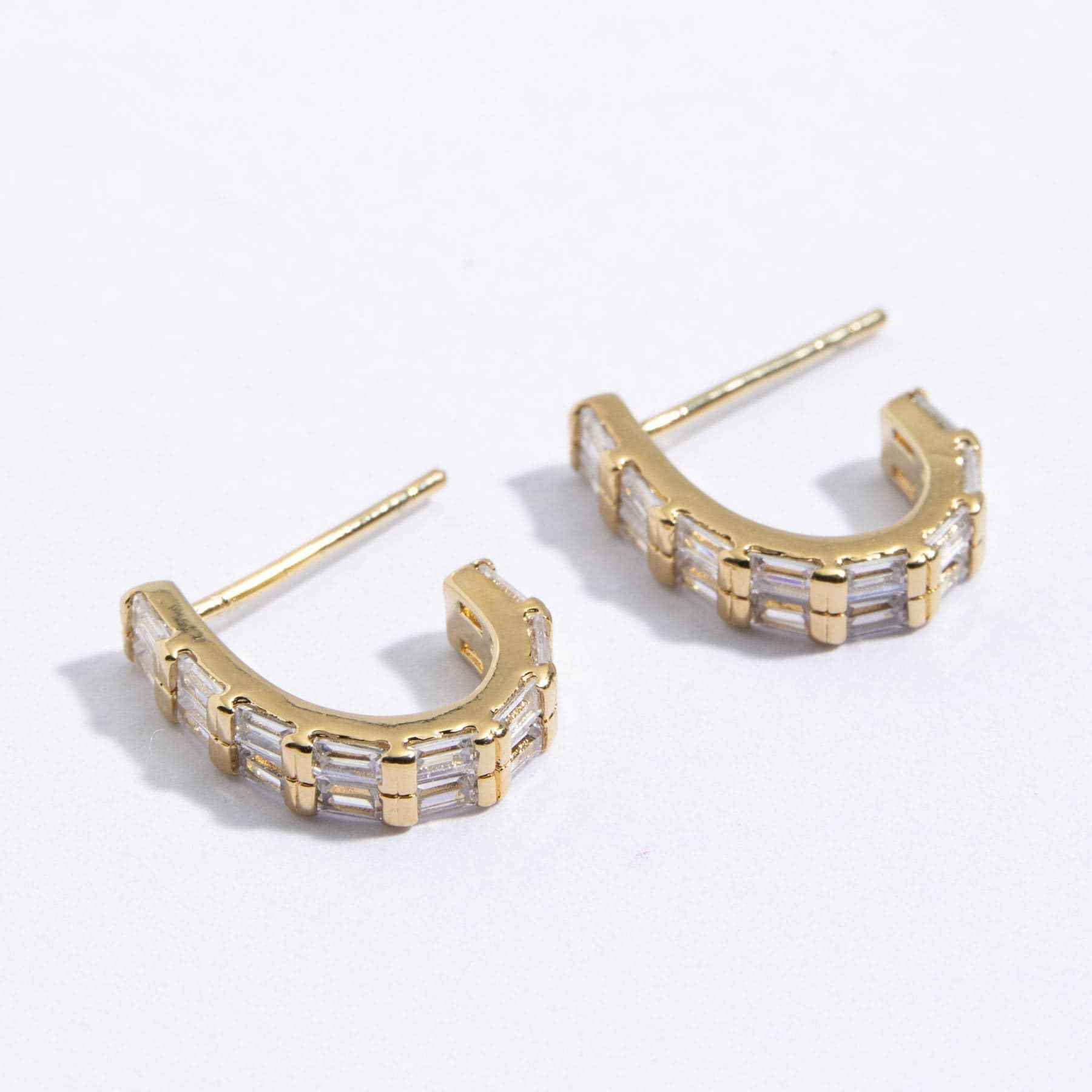 עגילי קאלה זהב - Danon Jewellery IsraelE60265G1