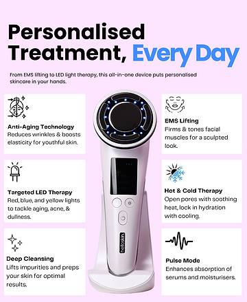 Helloskin Hot/Cold LED Light Therapy Handset v3.0(The Latest Technology in LED Therapy)