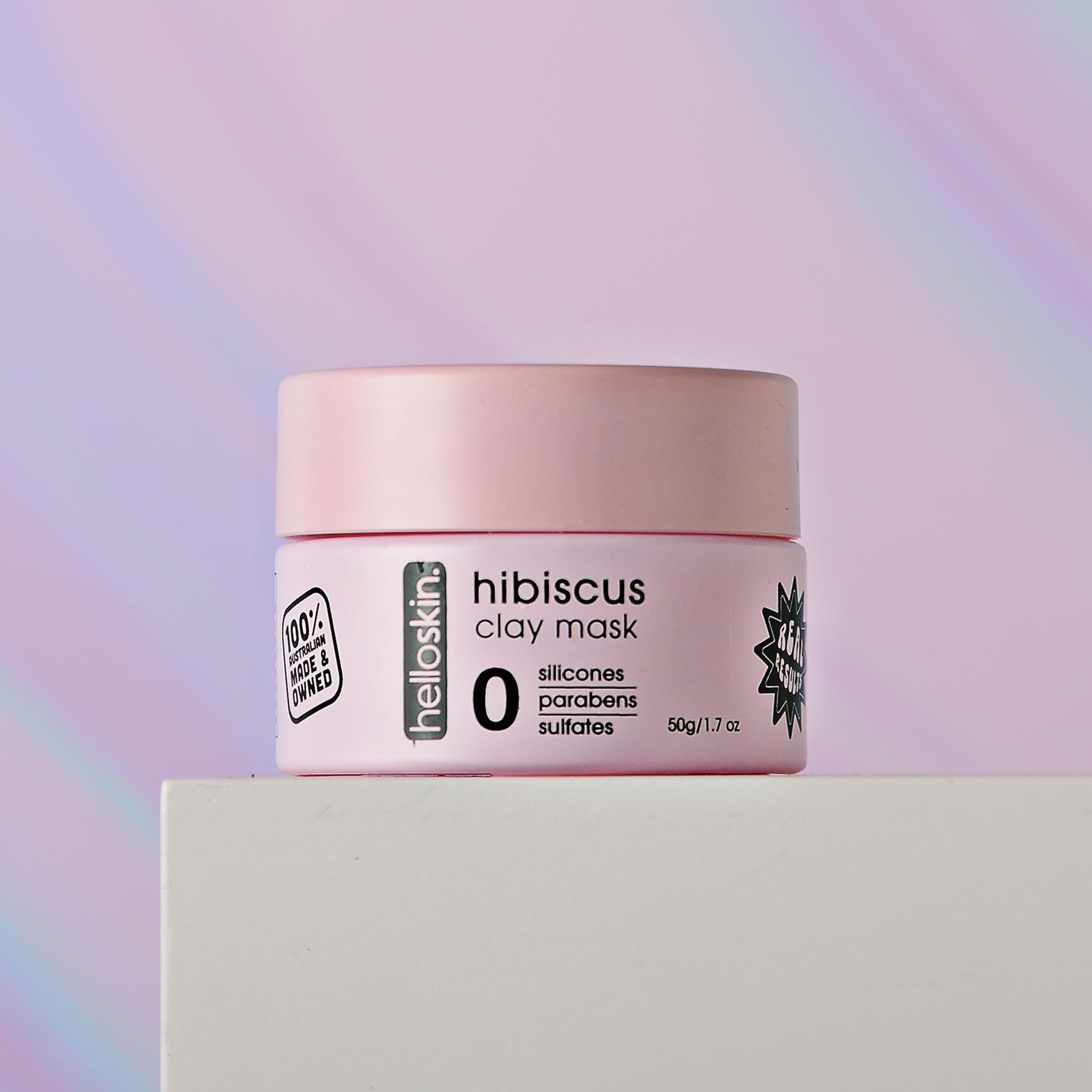 hibiscus clay mask