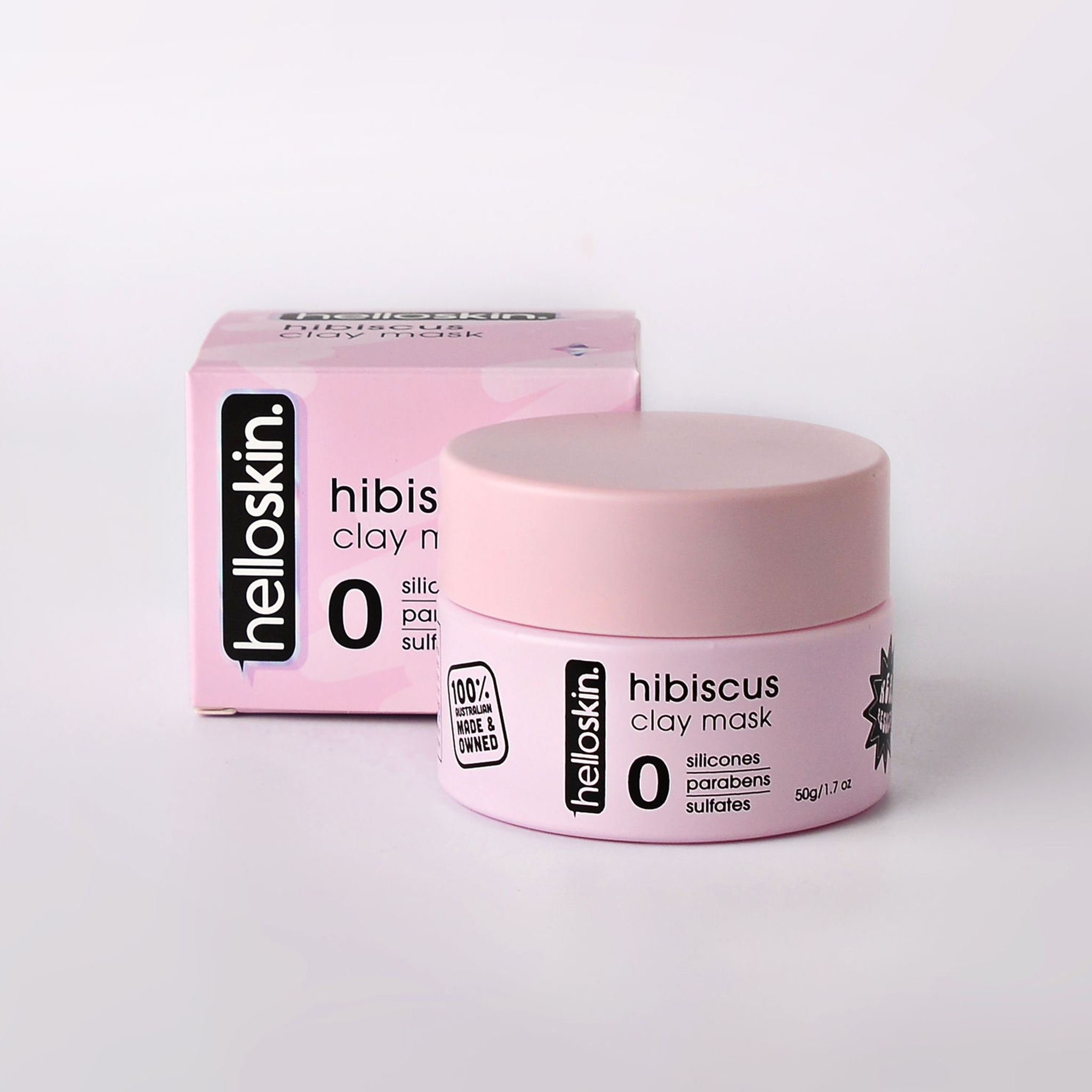 hibiscus clay mask
