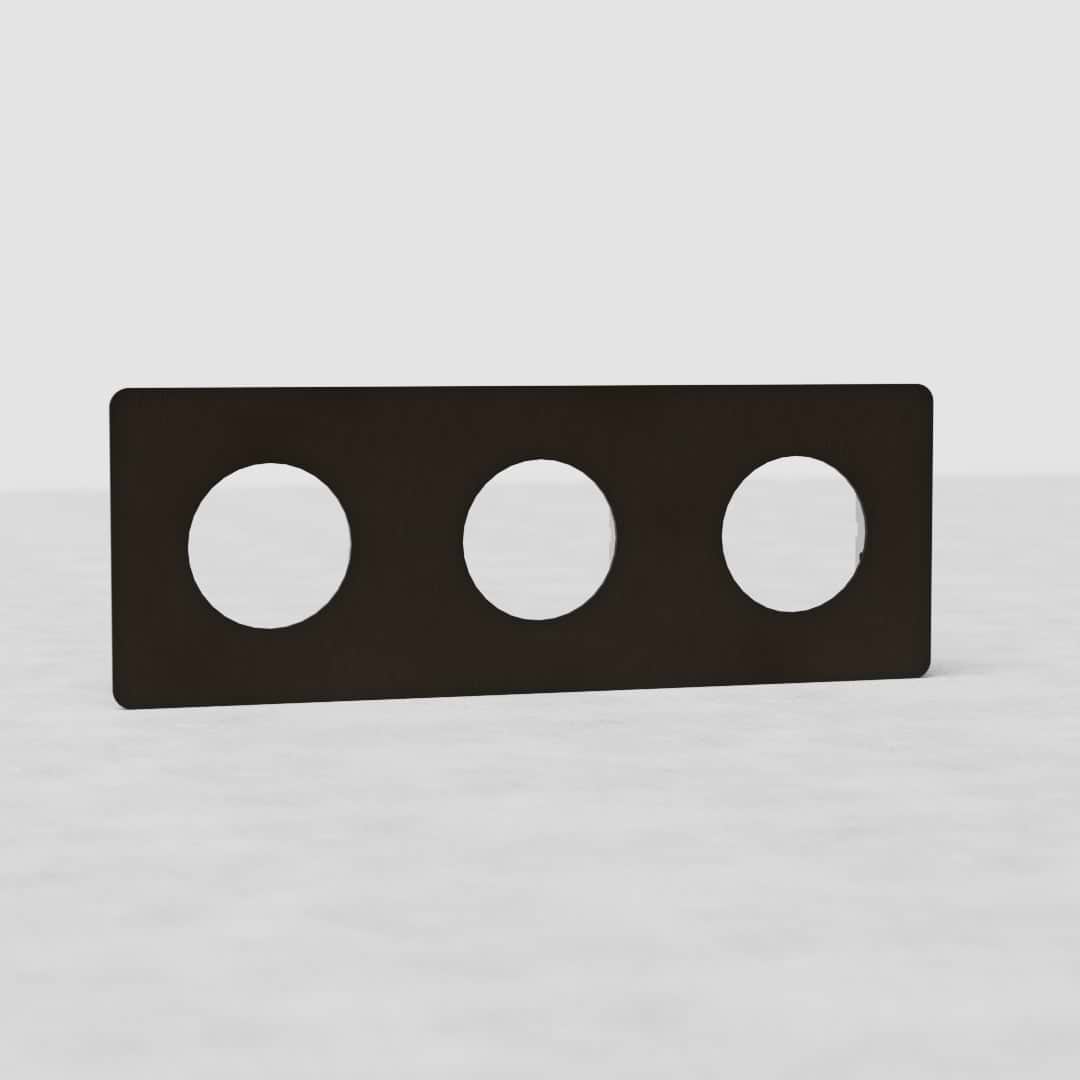 runder Dreifachrahmen EU – Bronze