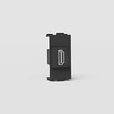 HDMI-Keystone-Modul in Schwarz – für HDMI-Kabel