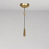 Badezimmer Decken Zugschnur-Schalter - Antikes Messing