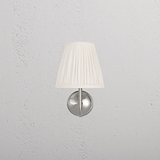 Malvern Kleine Wandlamp in Alabaster Wit vooraanzicht