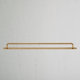Kilburn Rustic Cupboard Furniture Handle - Antique Brass