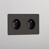 Double 2x French Power Module - Bronze Black