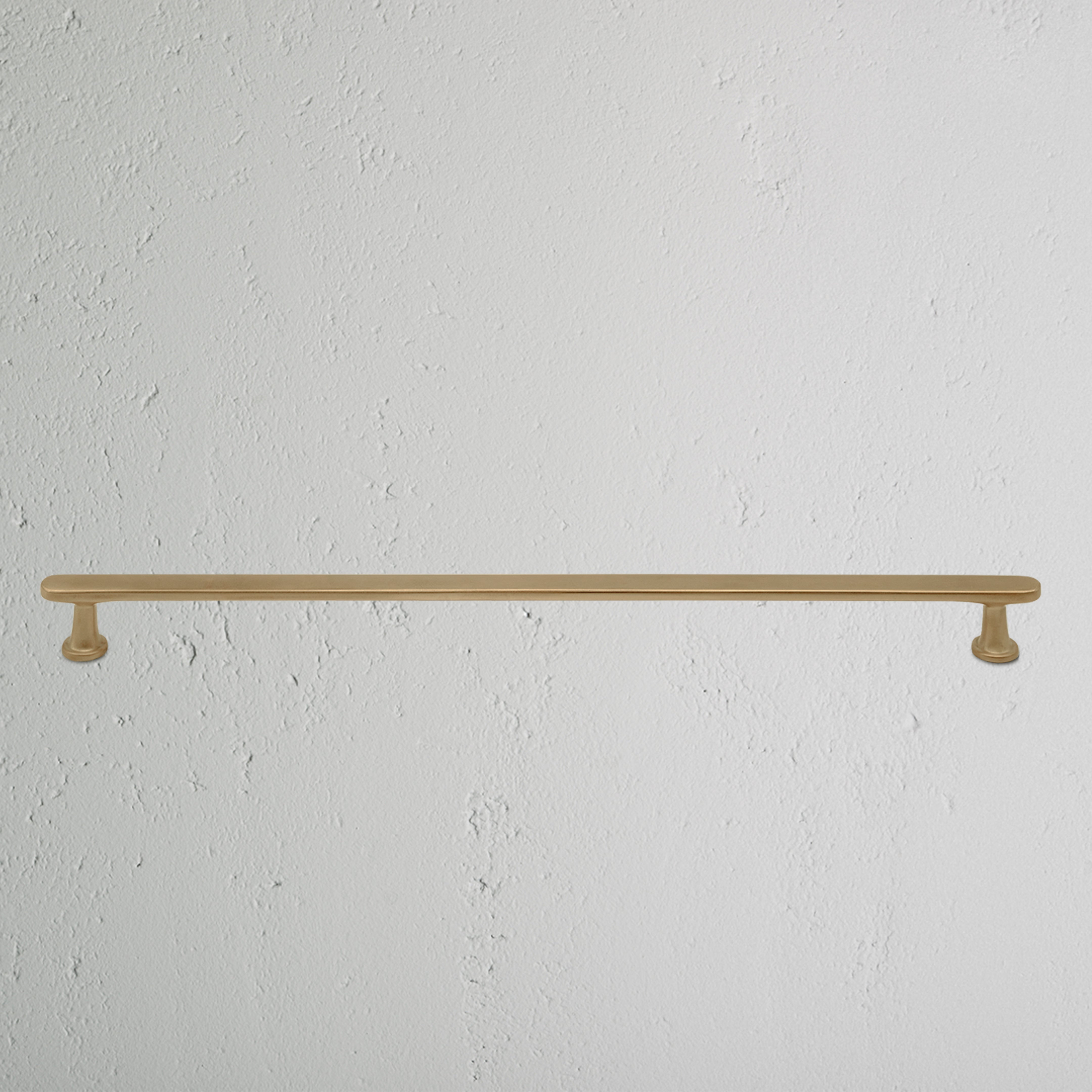 Antique Brass Milliner Furniture Handle on White Background