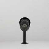 Ealing Grond Spotlight - Brons: Elegante bronzen buitenspot voor het creëren van sfeer op gestructureerde muren.